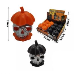 48 Bulk Pumpkin And Skeleton Decoration 3in Tall