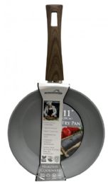 6 Bulk 11" Ceramic Coated Induction Pan-Gray