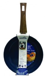 6 Bulk 11" Ceramic Coated Induction Pan-Blue