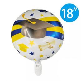 48 Bulk 18 Inch Grad Foil Balloon