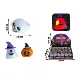48 Bulk 2 Inch Flashing Halloween Rings