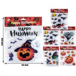 48 Bulk Halloween Window Stickers