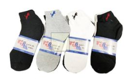 144 Bulk Mens' Ankle Socks 10-13