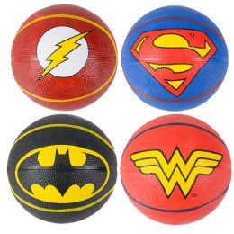 100 Bulk 5inch Justice League Logo Micro Basketball Kit 100ct