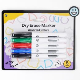 144 Bulk Dry Erase Markers Fine Tip Assorted Colors 5-count