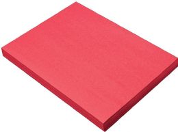 48 Bulk Construction Paper, 9inchx 12inch Red (50 count)
