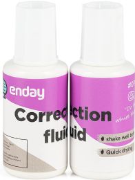 288 Bulk Correction Fluid With Foam Brush 0.7 Fl Oz (15 Ml) (2/count)