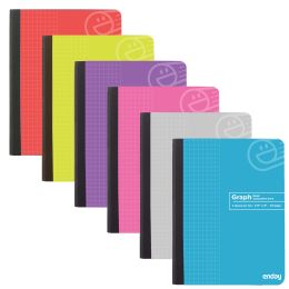 48 Bulk Composition Book QuaD-Ruled 4-1inch 100 Ct., Black