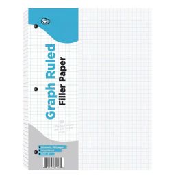 48 Bulk Filler Paper 4-1inch QuaD-Ruled 80 Ct.