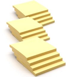 40 Bulk Yellow SticK-On Notes 3inch X 3inch 50 Ct. (12/count)