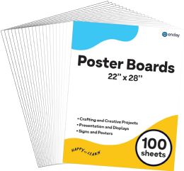 2 Bulk Board, 22x28 , 100 count, White