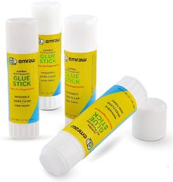 72 Bulk Jumbo, White Glue Stick 1.27 Oz (36g) (2/count)