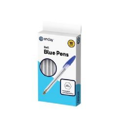 192 Bulk Ballpoint, Blue Color Stick Pen (12/count)