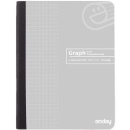 48 Bulk Composition Book QuaD-Ruled 4-1inch 100 Ct. Grey