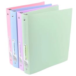 48 Bulk 1.5inch Binder Flexible Cover With View, Assorted Colors 12 count