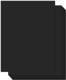 24 Bulk Construction Paper, 9inchx 12inch Black (100-count)