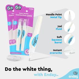 96 Bulk 0.2 Fl Oz (7 Ml) Metal Tip Correction Pen (4/count)