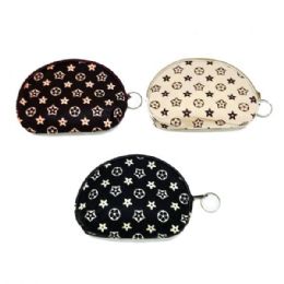 48 Bulk Fashion Zipper Coin Purse