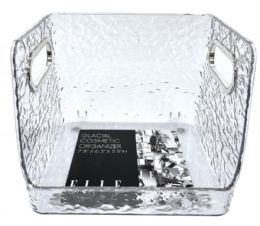 12 Bulk Elle Glacial Cosmetic Organizer 7.8 X 6.3 X 5.9