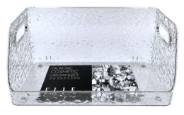 8 Bulk Elle Glacial Cosmetic Organizer 12.4 X 6.3 X 5.9 Inches