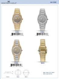 12 Bulk Ladies Watch - 55982 assorted colors