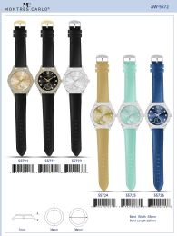 12 Bulk Ladies Watch - 55725 assorted colors