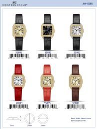 12 Bulk Ladies Watch - 55883 assorted colors