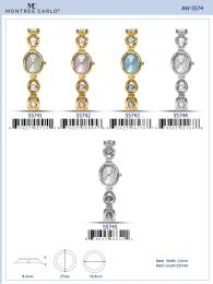 12 Bulk Ladies Watch - 55745 assorted colors