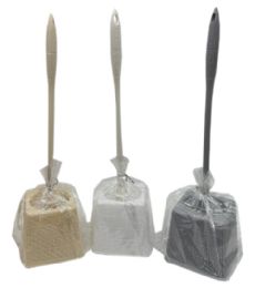 24 Bulk Toilet Brush W Holder 13x50cm