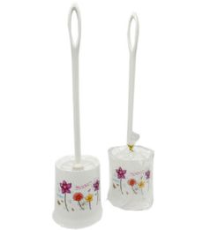 24 Bulk Toilet Bowl Brush Set 12x49cm