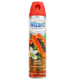 48 Bulk Wizard10oz Air Freshener Vanilla Papaya