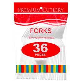 72 Bulk 36pc Hd Fork Clear