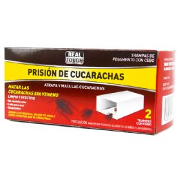 48 Bulk Real Tough Roach Motel 2 Pk 5.5x2.5x1.25 in