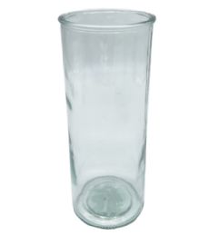 24 Bulk Glass Vase Cylinder 4x9.75in