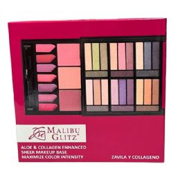 12 Bulk Malibu Glitz 35 Shade Makeup Kit