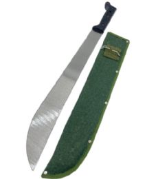 48 Bulk 18in Machete W Sheath