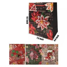48 Bulk 9x7 Christmas Gift Bag