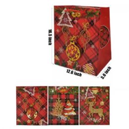 48 Bulk 16.5x12 Christmas Gift Bag