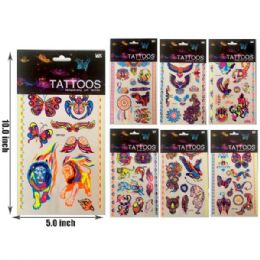48 Bulk Assorted Temporary Tattoo