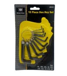 48 Bulk 10pc Hex Key Set