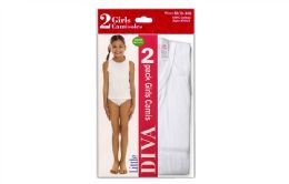 72 Bulk Girls Camisoles 2-Pair Pack