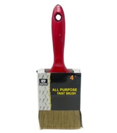 48 Bulk 4in Paint Brush Red Handle