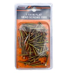 48 Bulk 1.25in Flat Head Screws 150g