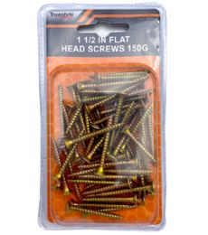 48 Bulk 1.5IN FLAT HEAD SCREWS 150G