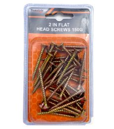 48 Bulk 2IN FLAT HEAD SCREWS 150G