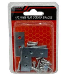 48 Bulk 4pc 40mm Flat Corner Braces