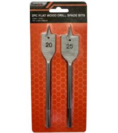 48 Bulk 20mm + 25mm Flat Wood Drill Spade Bits
