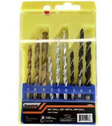 48 Bulk 9pc Drill Set Metal Drywall Wood