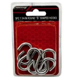 48 Bulk 5pc 1.75 In Round S Shaped Hooks