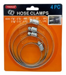 144 Bulk 4pc Hose Clamps